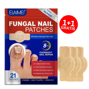 FungalPatches, obnavljajući flasteri za njegu oštećenih noktiju (21 kom.) (1+1 GRATIS)