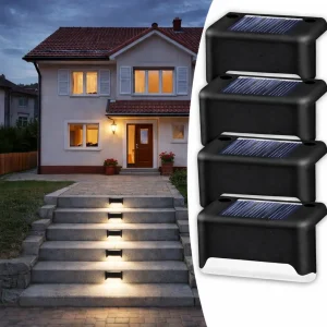 PatioLights, vodootporna LED solarna svjetla za vrt (4 kom.)